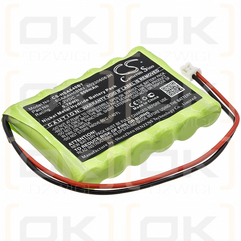 Yale Easy AI / 60AAAH6BMJ 800mAh Ni-MH 7.2V (Cameron Sino)