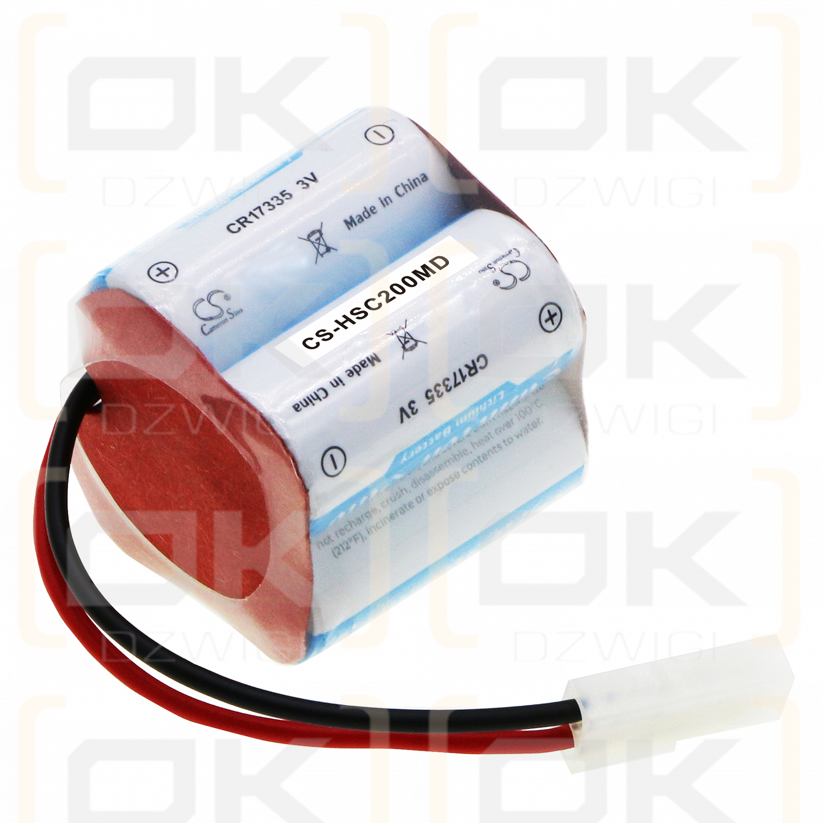 HeartStation RC5000W / M902 1350mAh Li-MnO2 12.0V (Cameron Sino)