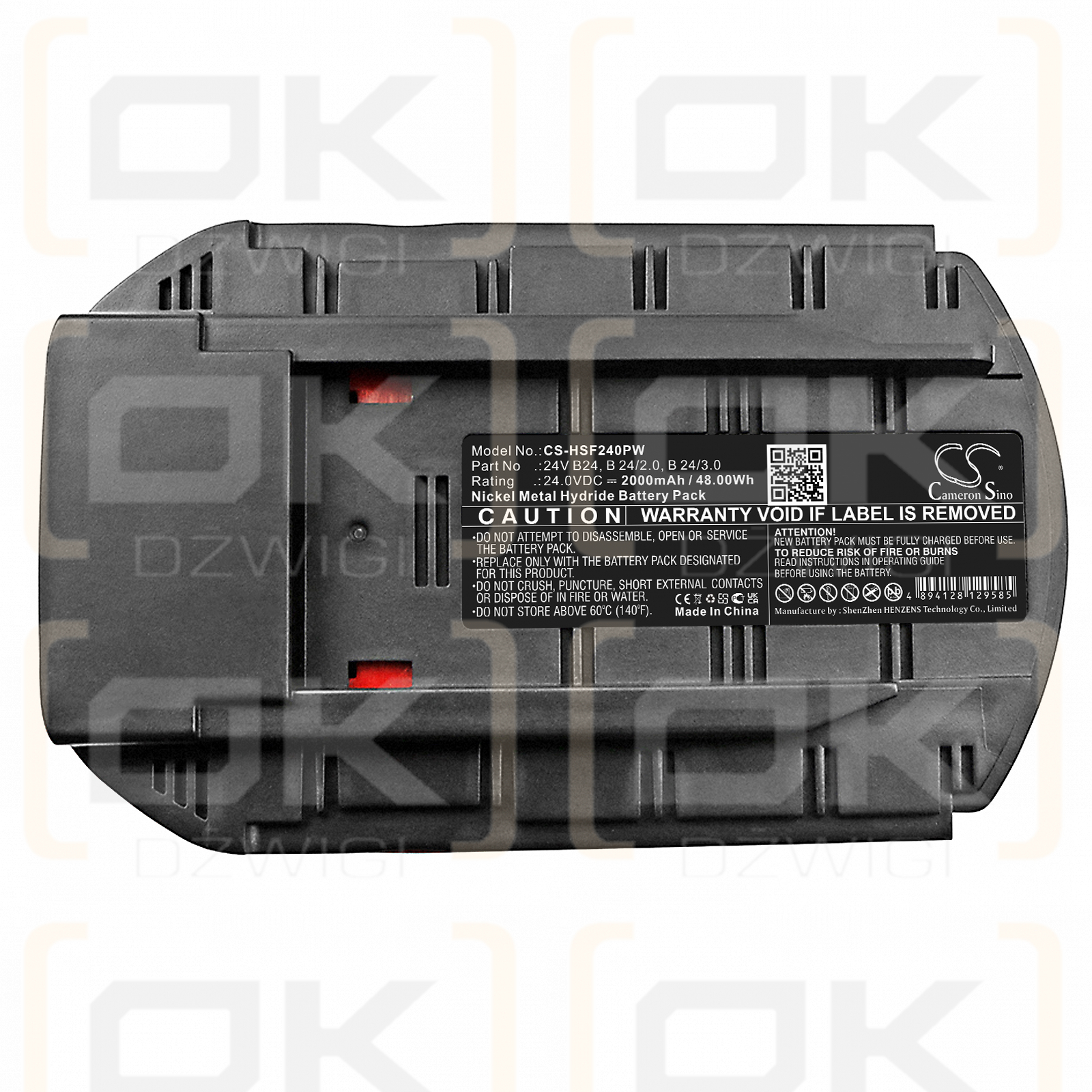 HILTI WSW 650-A / 24V B24 2000mAh Ni-MH 24.0V (Cameron Sino)