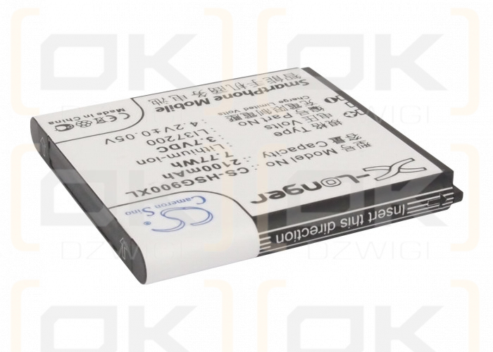 Hisense HS-EG900 / LI37200 2100mAh Li-ion 3.7V (Cameron Sino)