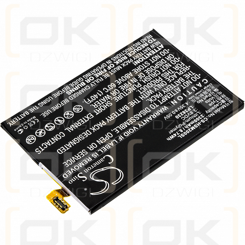 Hisense D2-M / LP38230 2300 mAh Li-Polymer 3,8 V (Cameron Sino)