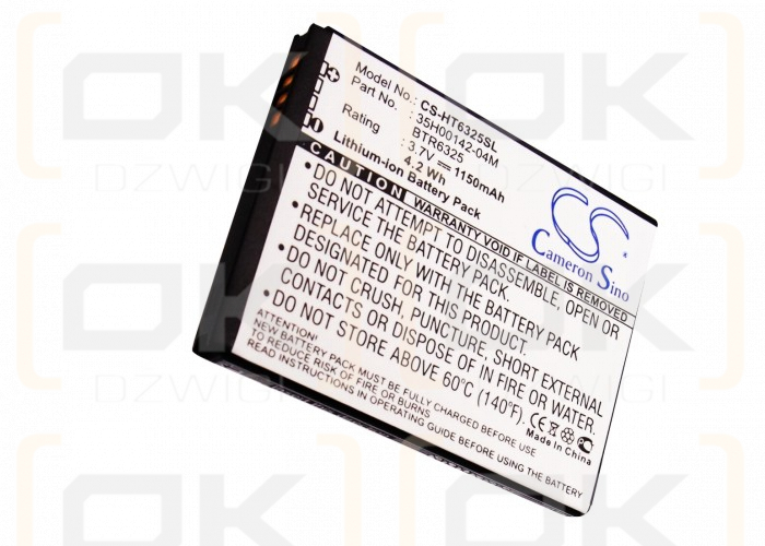 Ersatzakku für T-Mobile Mytouch 4G / 35H00142-13M 1150 mAh Li-Ion 3,7 V (Cameron Sino)