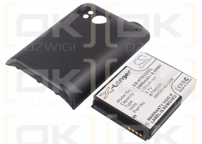 Сменный литий-ионный аккумулятор 2400 мАч для HTC ADR6400 / BTR6325 3,7 В (Cameron Sino)