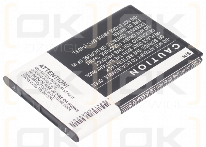 HTC Fireball / 35H00180-02M 1600 mAh Li-Ion 3,7 V (Cameron Sino)