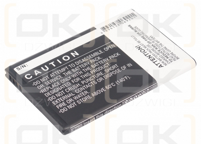 HTC Fireball / 35H00180-02M 1600 mAh Li-Ion 3,7 V (Cameron Sino)