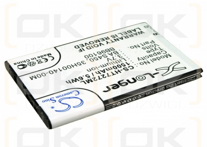 T-Mobile G2 / BA S450 1500 mAh Li-Ion 3,7 V (Cameron Sino)