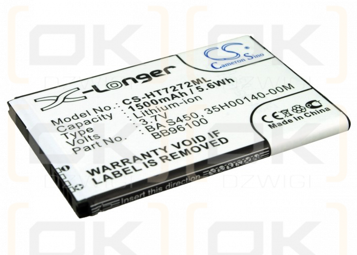 T-Mobile G2 / BA S450 1500 mAh Li-Ion 3,7 V (Cameron Sino)