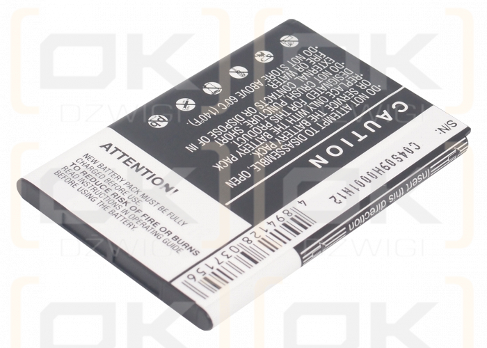 T-Mobile G2 / 35H00140-01M 1350 mAh Li-Ion 3,7 V (Cameron Sino)