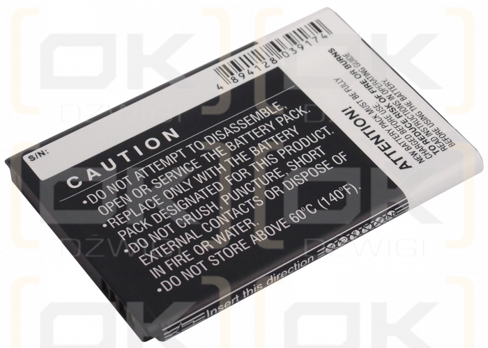 HTC T7576 ​​/ 35H00123-29M 1600mAh Li-ion 3.7V (Cameron Sino)