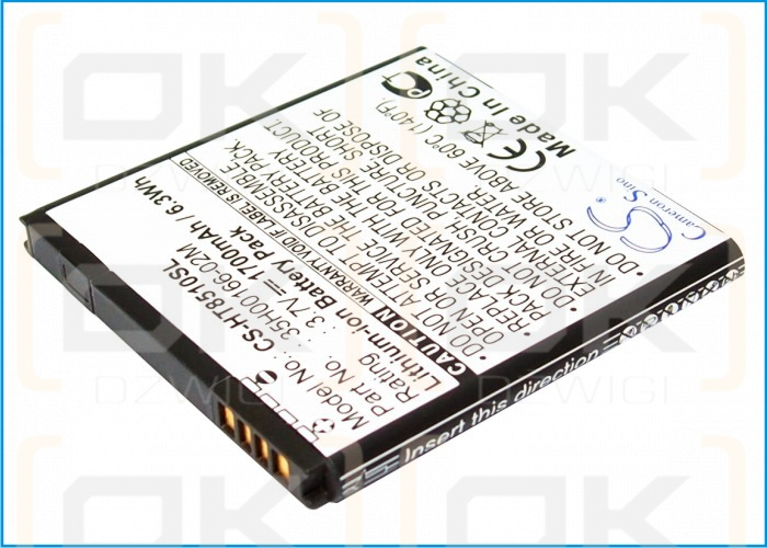 Сменный аккумулятор для T-Mobile AMAZE 4G / 35H00166-02M 1700 мАч Li-ion 3,7 В (Cameron Sino)