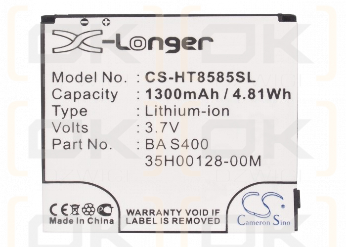 T-Mobile Leo / 35H00128-00M 1300 mAh Li-Ion 3,7 V (Cameron Sino)