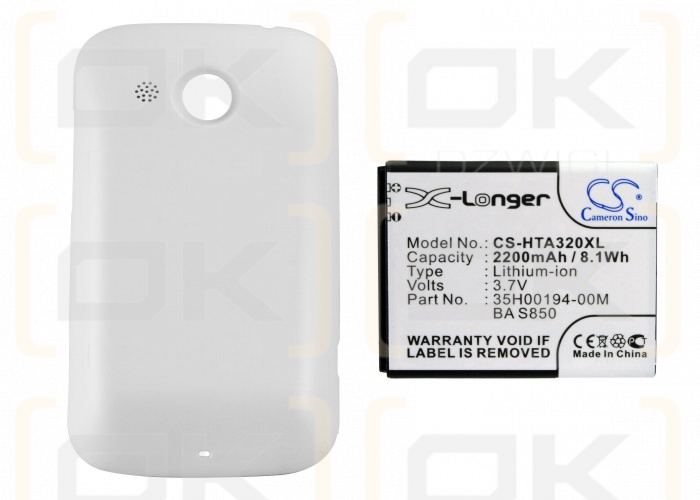 HTC A320E / BA S850 2200mAh Li-ion 3.7V (Cameron Sino)