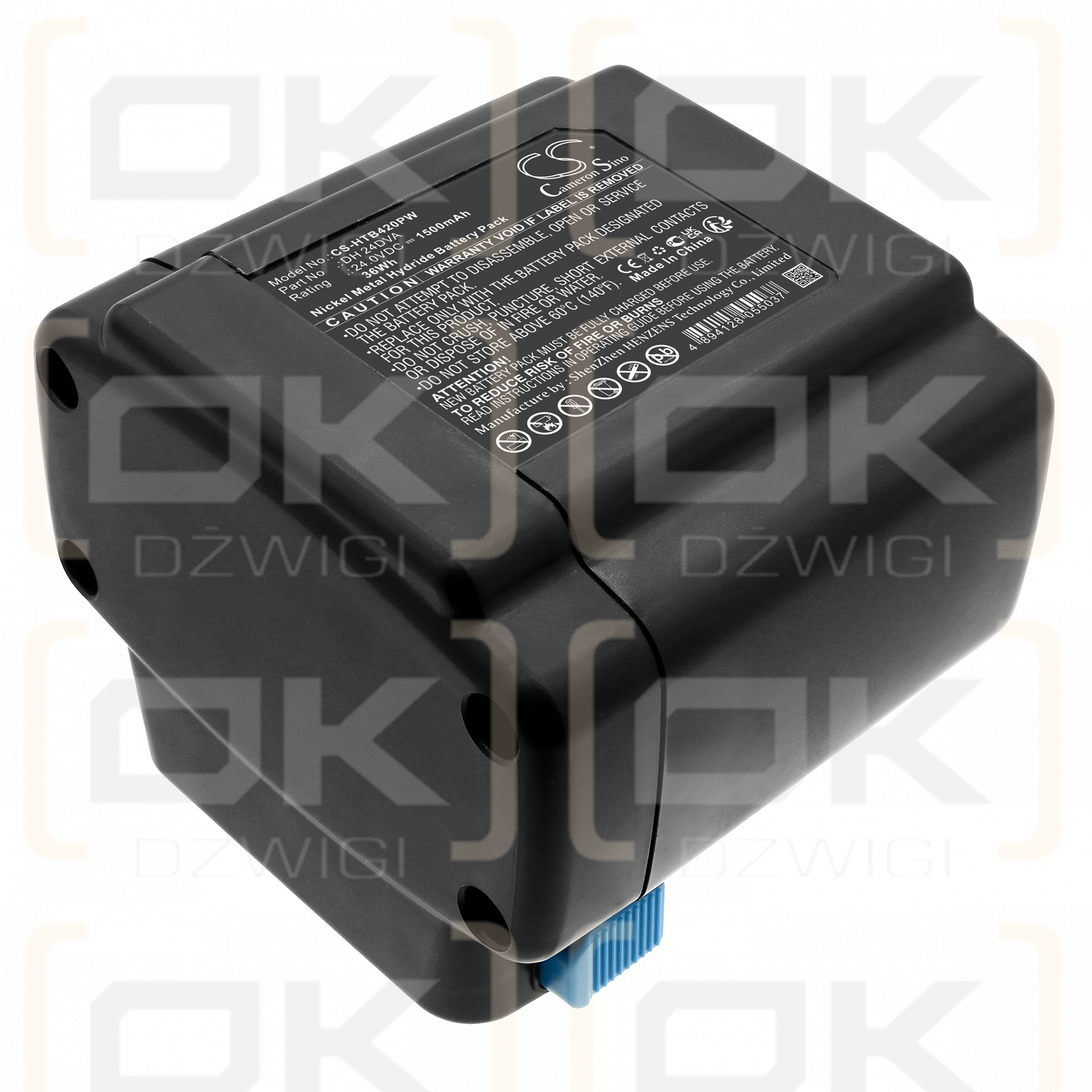 Hitachi DV 24DVKS / EB 2420 1500 mAh Ni-MH 24 V (Cameron Sino)