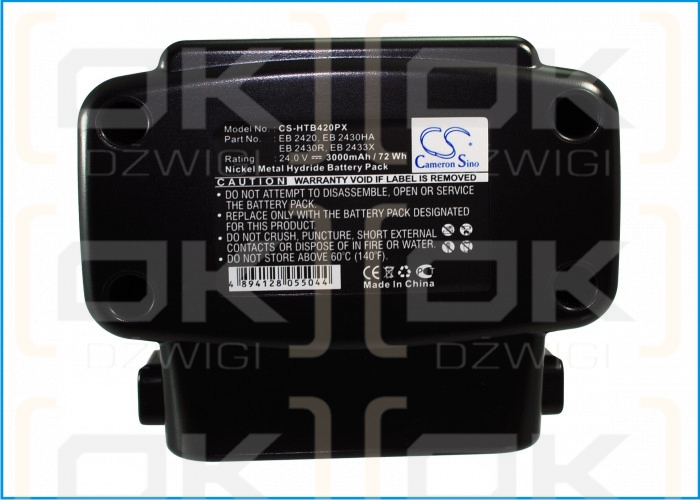 Hitachi DV 24DVKS / EB 2420 3000 mAh Ni-MH 24 V (Cameron Sino)