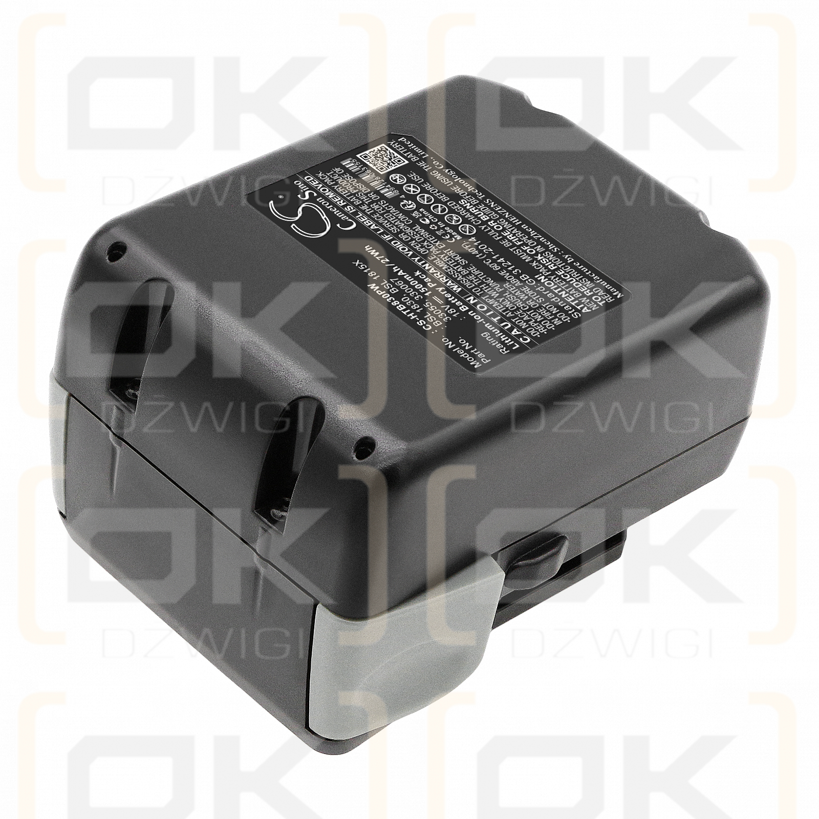 Hitachi WH18DBDL / BSL 1830 1500mAh Li-ion 18.0V (Cameron Sino)