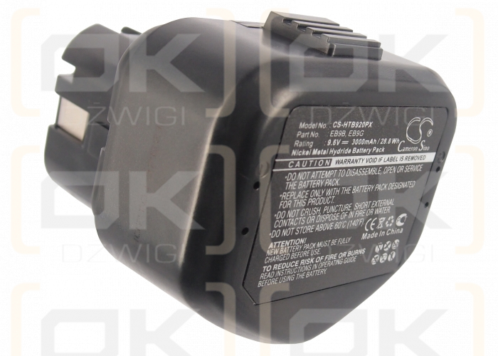 Hitachi WR 9DMR / B3 3000 mAh Ni-MH 9,6 V (Cameron Sino)