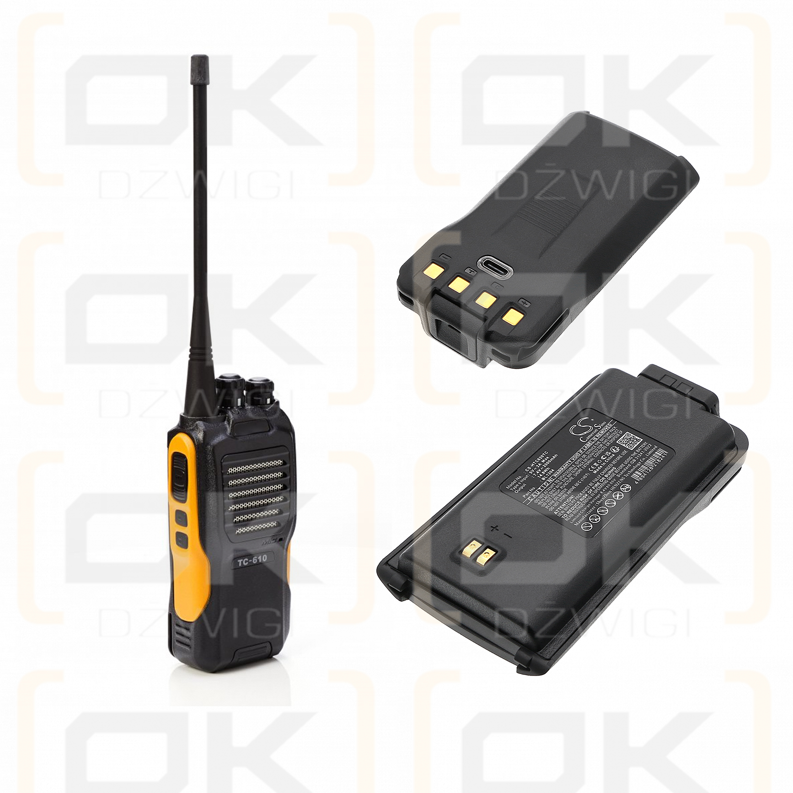 HYT TC-626 / BL1204 2000mAh Li-ion 7.4V (Cameron Sino)