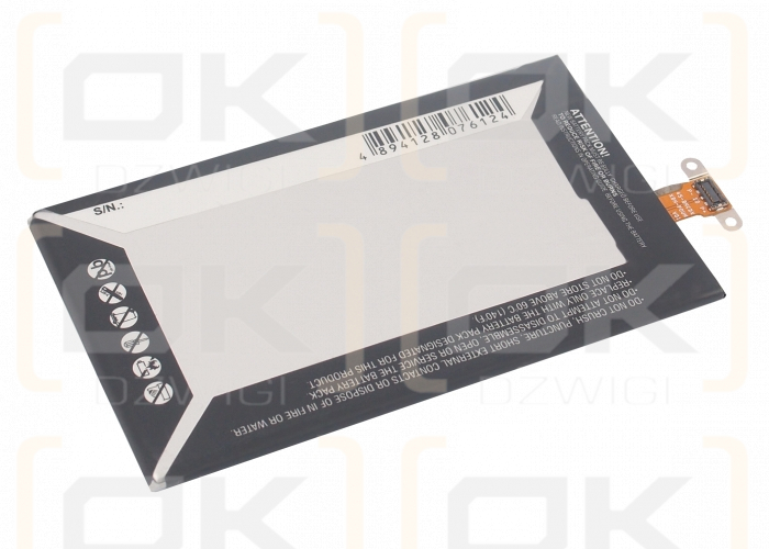 HTC C625 / BM23100 1800mAh Li-polímero 3.7V (Cameron Sino)