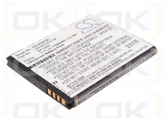 T-Mobile HD7 / BD29100 1150 mAh Li-Ion 3,7 V (Cameron Sino)