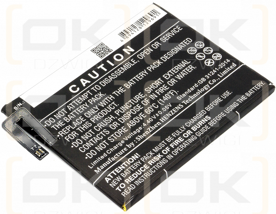 HTC X10 / B2PXH100 4000 mAh Li-Polymer 3,85 V (Cameron Sino)