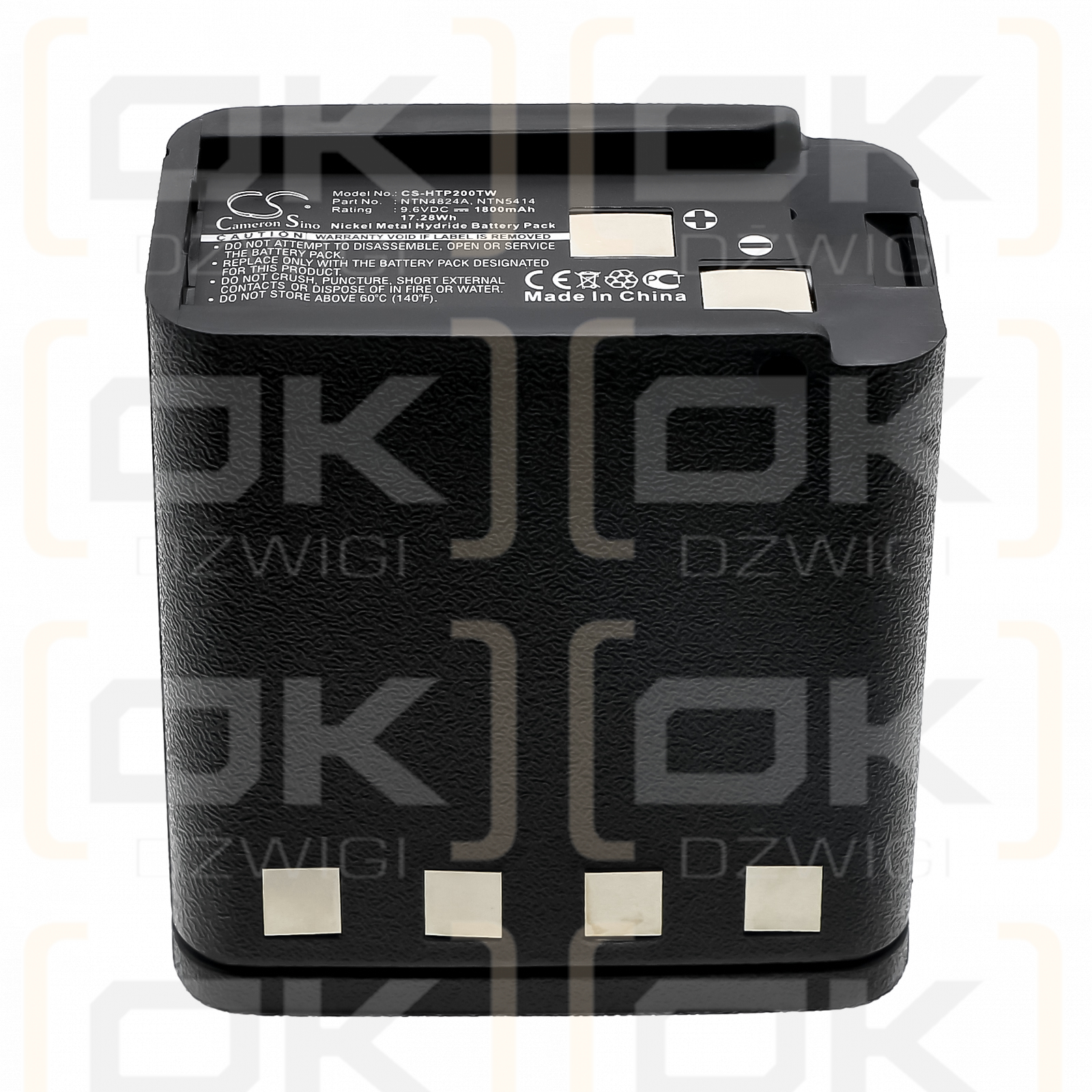 Motorola HT800 / NTN4824A 1800mAh Ni-MH 9.6V (Cameron Sino)