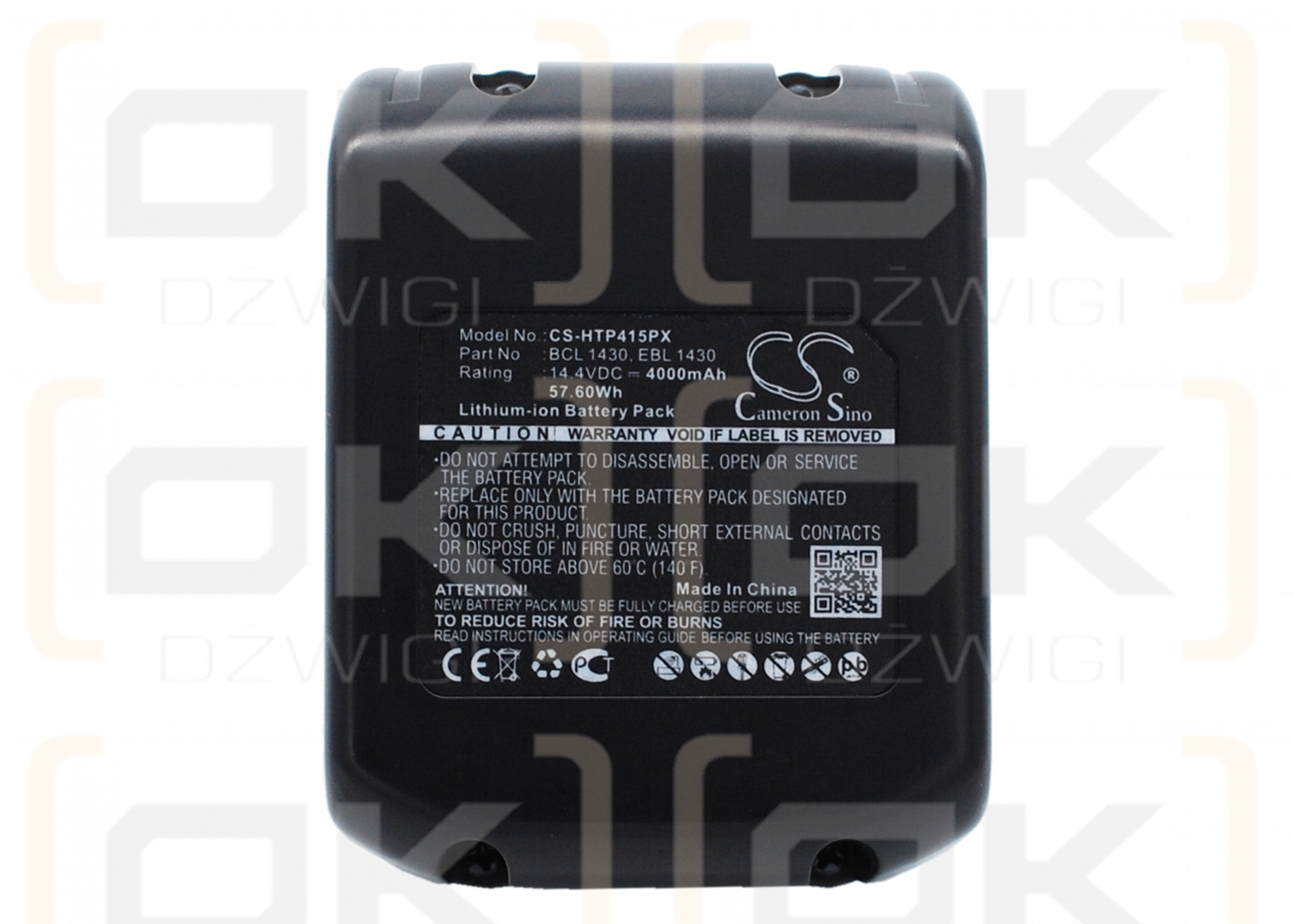 Hitachi DS 14DV / BCL 1415 4000 mAh Li-ion 14,4 V (Cameron Sino)