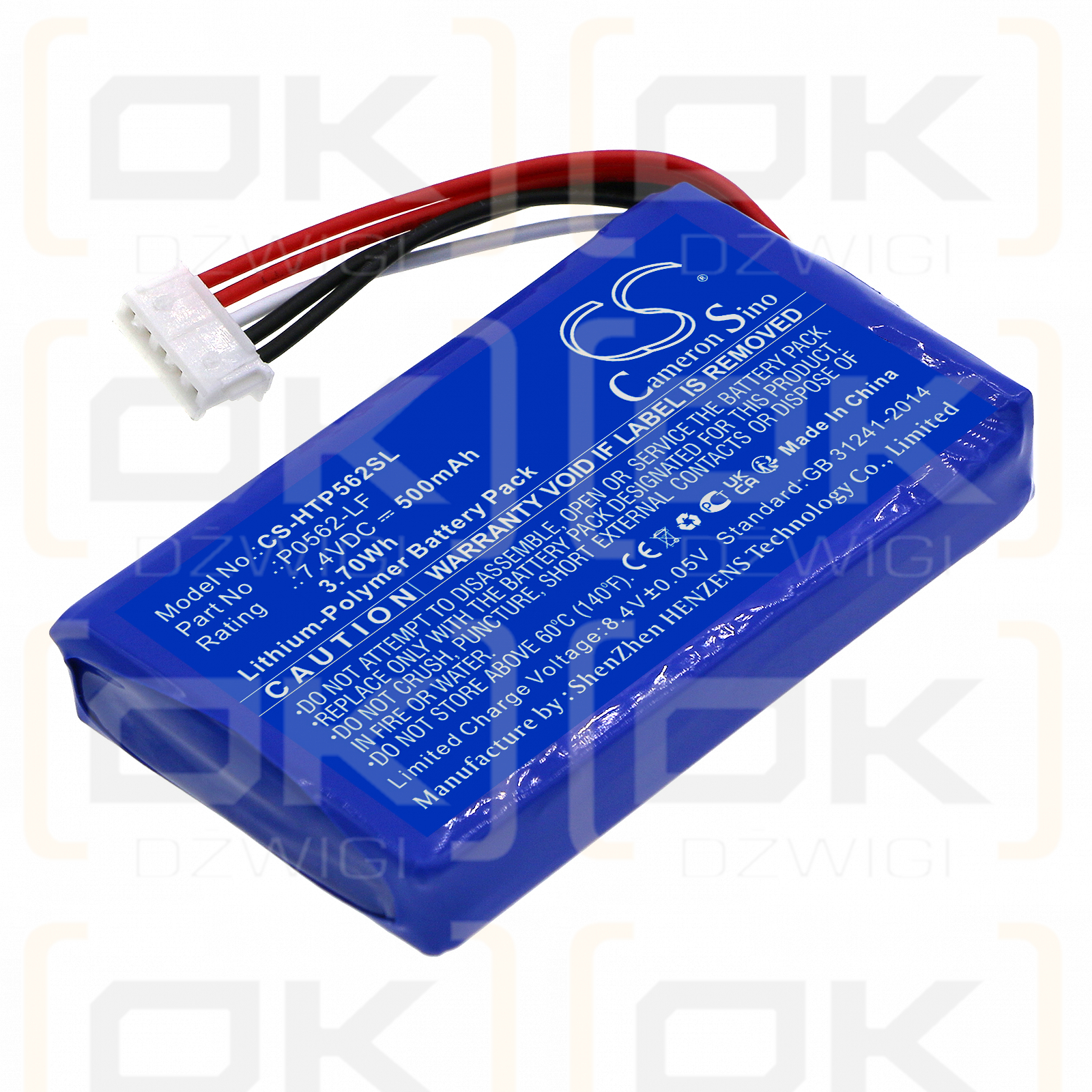 HP Z3Z89A / P0562-LF 500mAh Li-Polímero 7.4V (Cameron Sino)