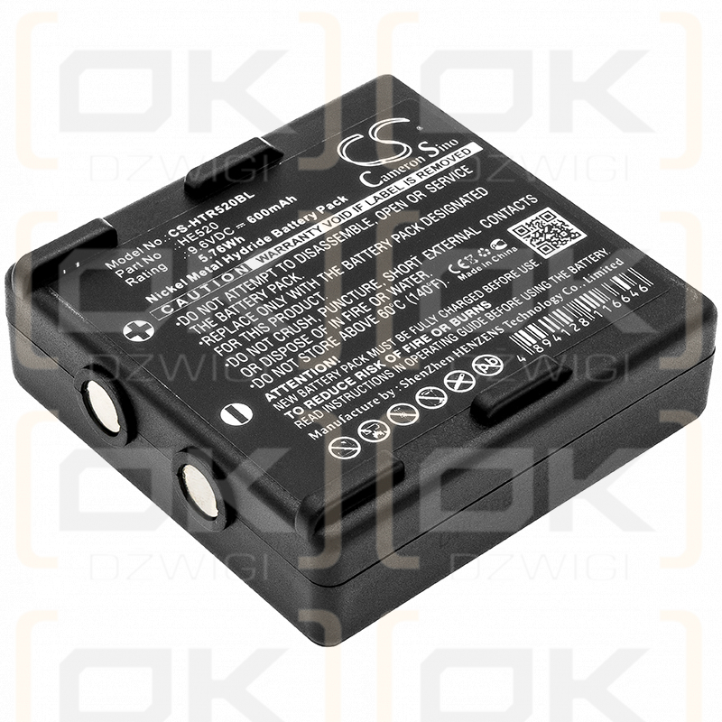 Hetronic FBH300 / HE520 600mAh Ni-MH 9.6V (Cameron Sino)