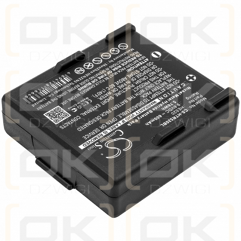 Hetronic FBH300 / HE520 600mAh Ni-MH 9.6V (Cameron Sino)