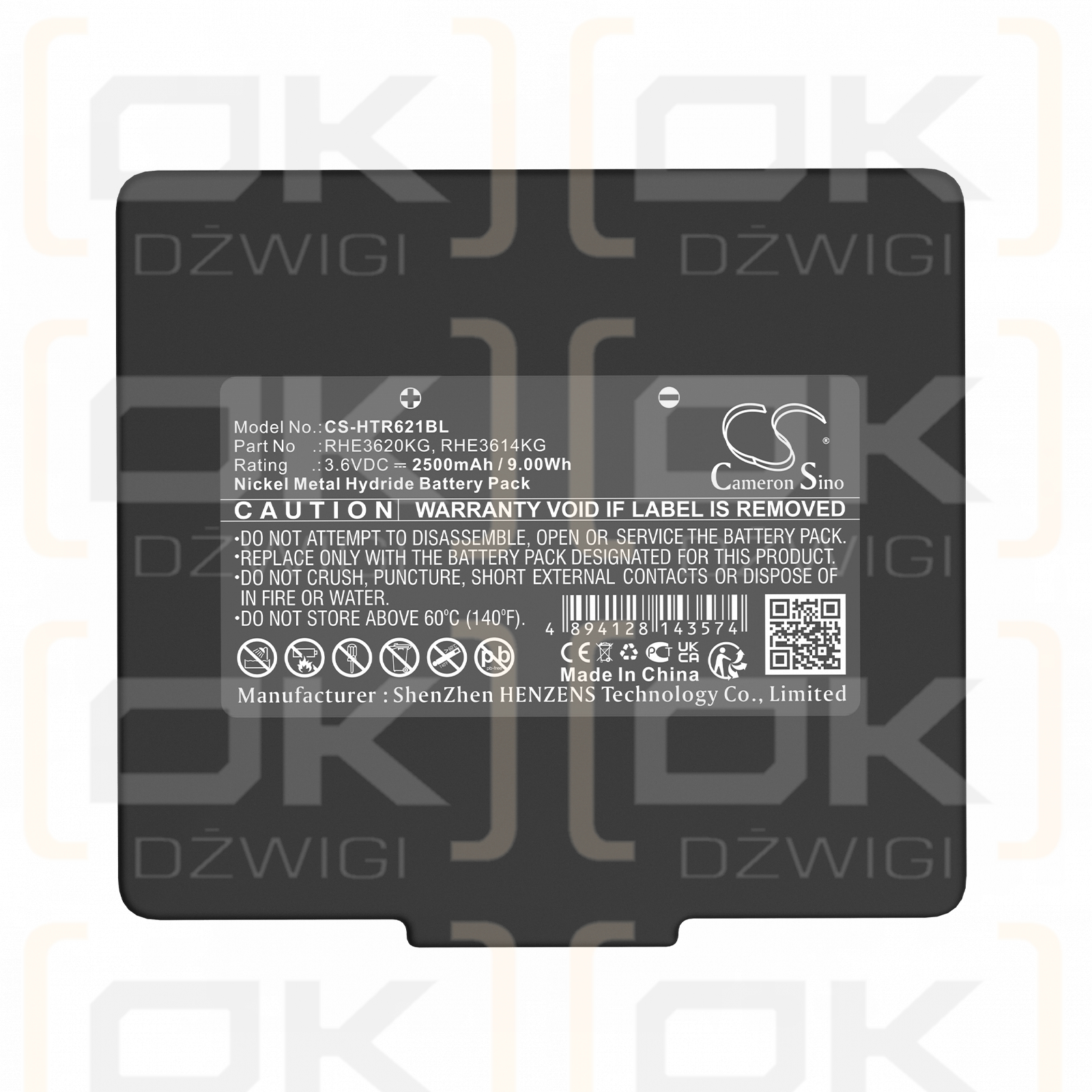 2500 mAh für Abitron Mini EX2-22, Mini