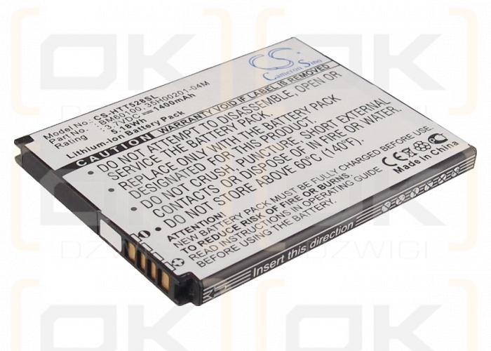 HTC PL80120 / BM60100 1400 mAh Li-Ion 3,7 V (Cameron Sino)