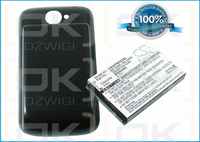 Replacement Battery for Google G8 / BA S390 2200mAh Li-ion 3.7V (Cameron Sino)