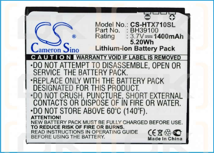 Google G20 / BH39100 1400mAh Li-ion 3.7V (Cameron Sino)