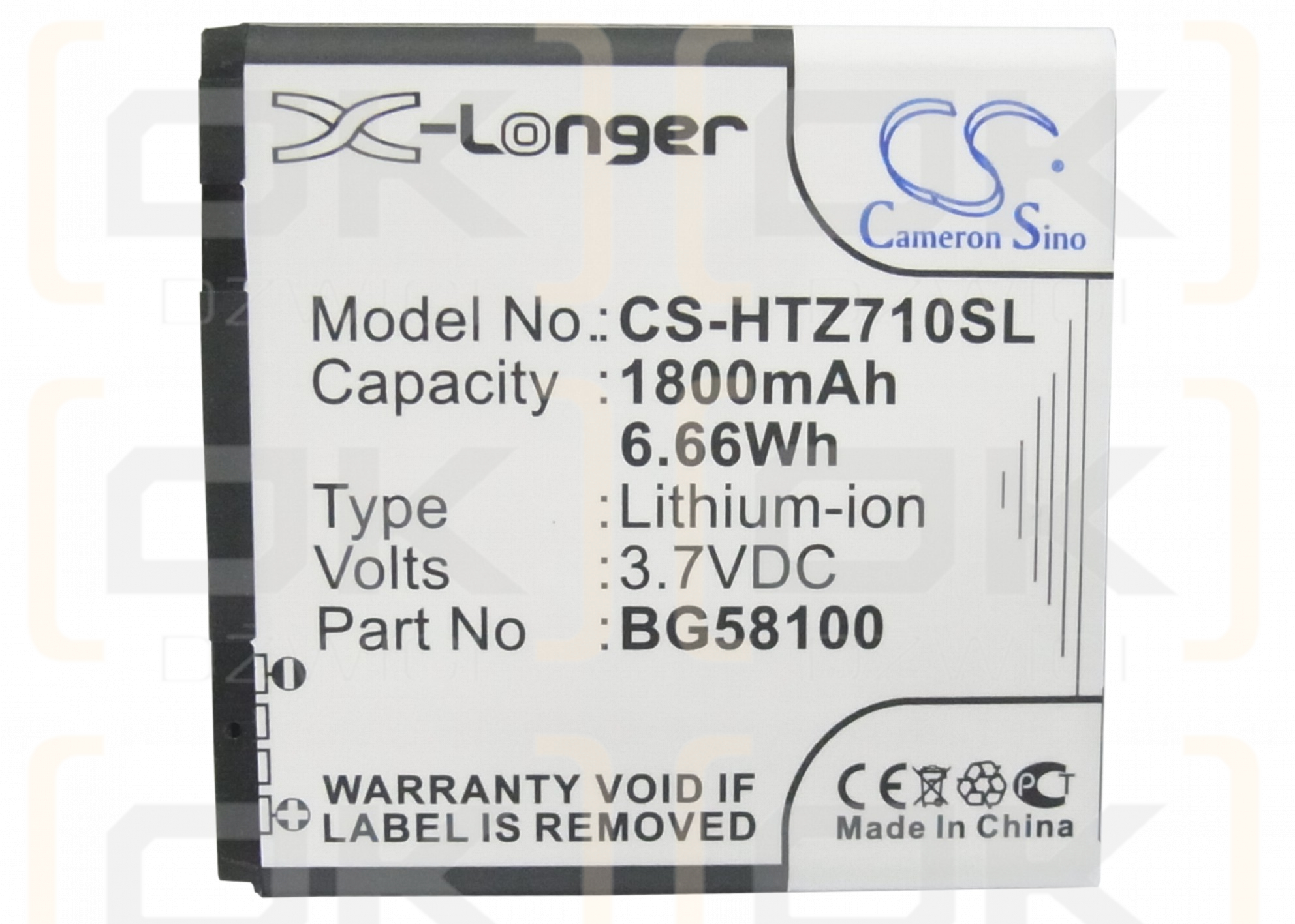 Google G14 / BG58100 1800 mAh Li-Ion 3,7 V (Cameron Sino)