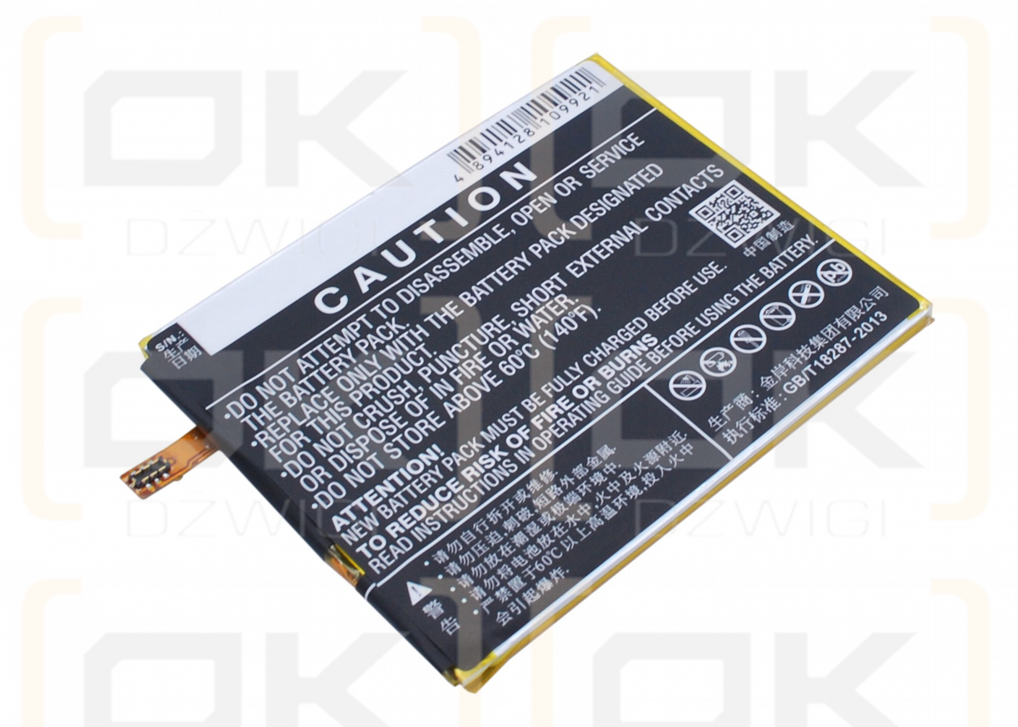 Google Nexus 6P A1 / HB416683ECW 3450mAh Li-polímero 3.8V (Cameron Sino)