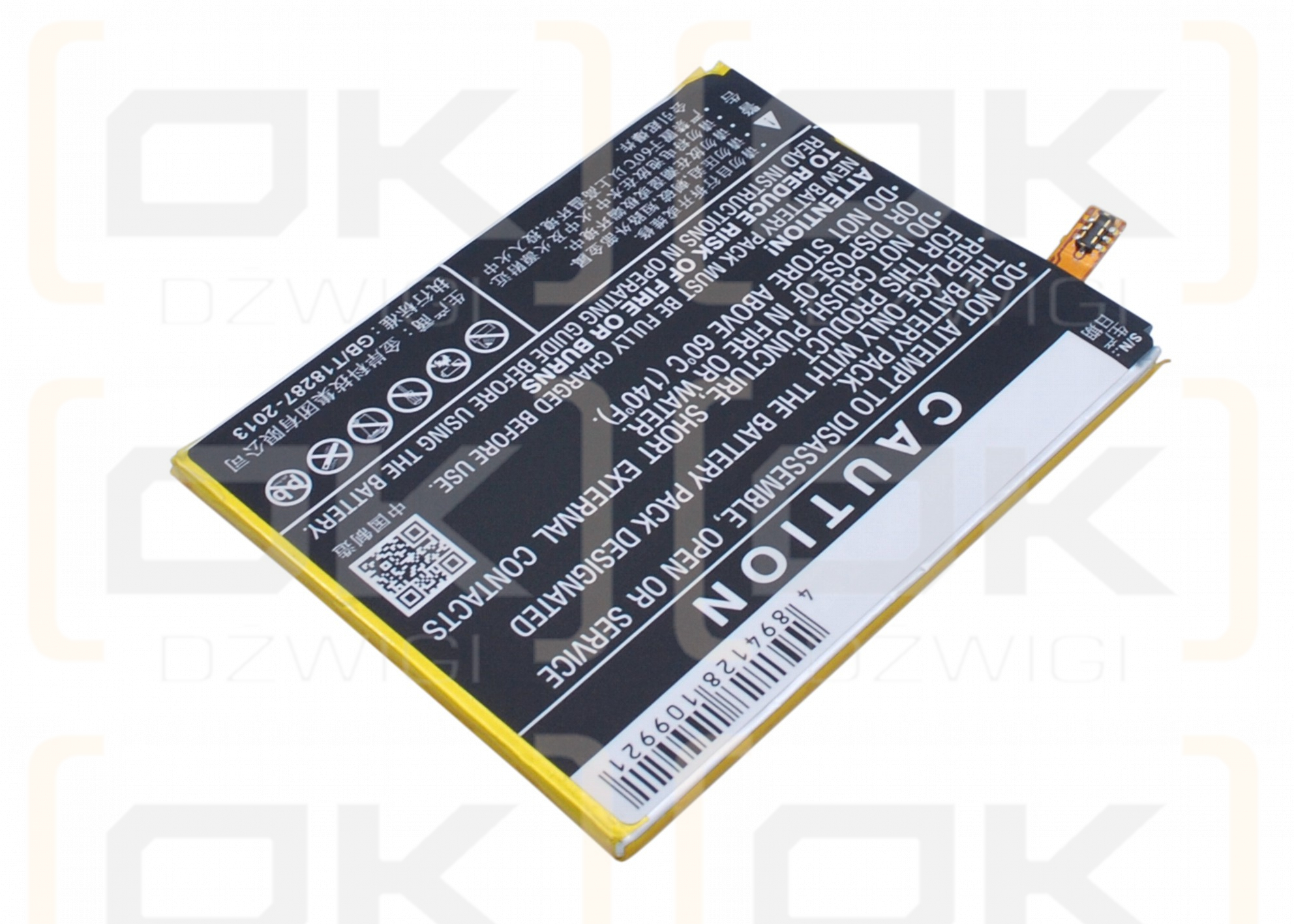 Google Nexus 6P A1 / HB416683ECW 3450mAh Li-polímero 3.8V (Cameron Sino)