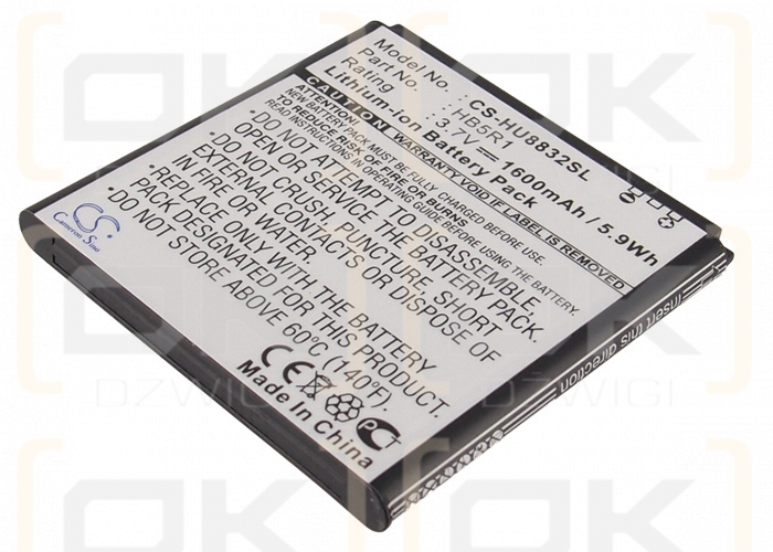 Huawei U8950D / HB5R1 1600mAh Li-ion 3.7V (Cameron Sino)