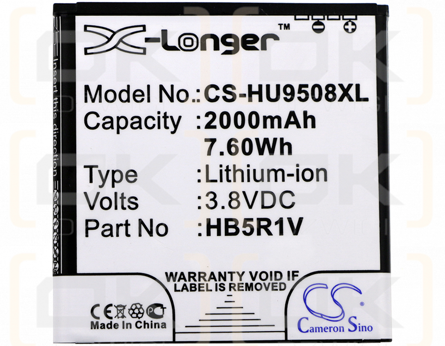 Huawei HN3-U01 / HB5R1V 2000 mAh Li-Ion 3,8 V (Cameron Sino)