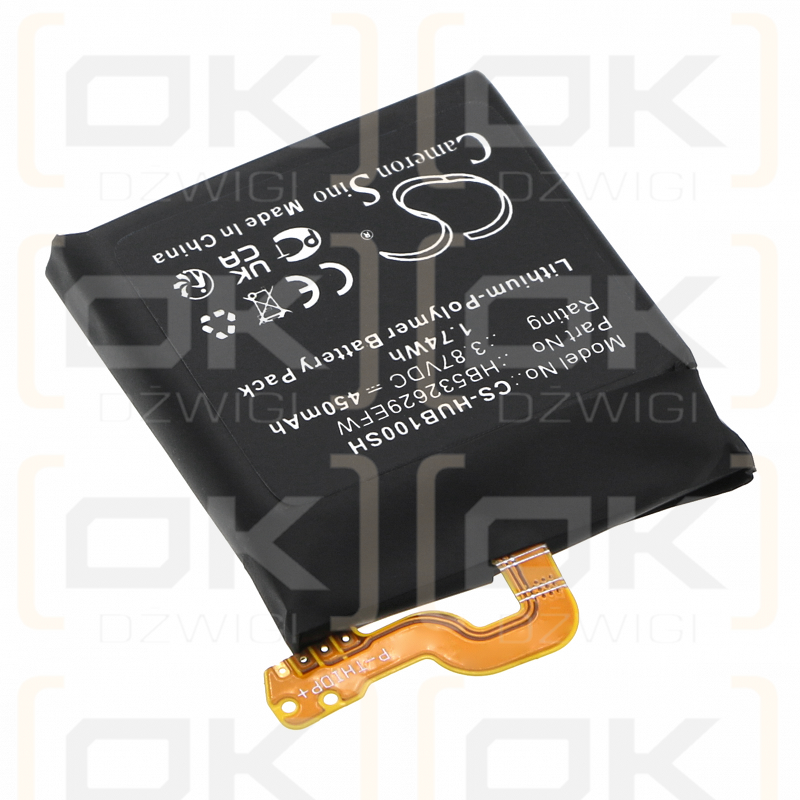 Huawei RUN-B19 / HB532629EFW 450 mAh Li-Polymer 3,87 V (Cameron Sino)