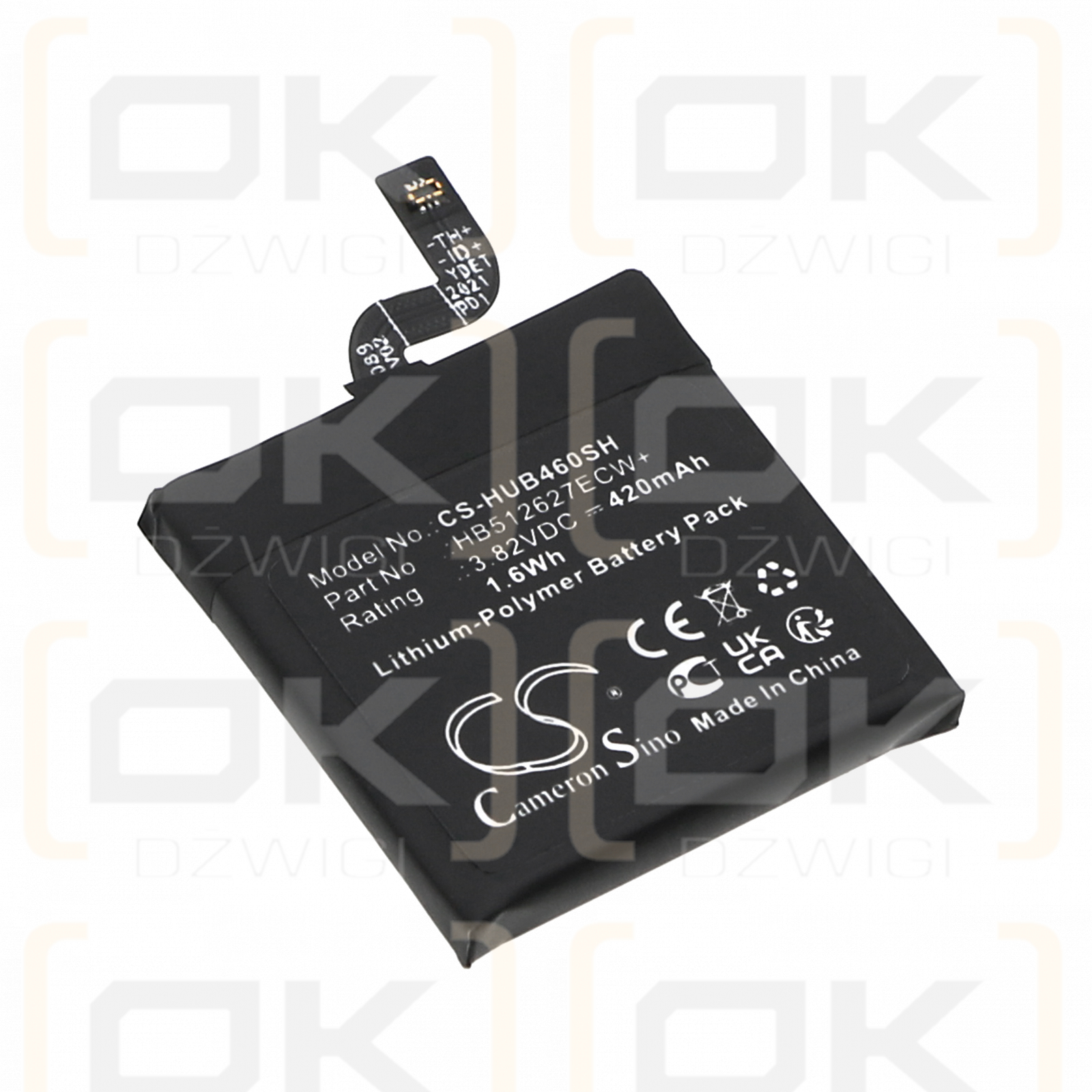 Huawei FTN-B19 / HB512627ECW+ 420 mAh Li-Polymer 3,82 V (Cameron Sino)