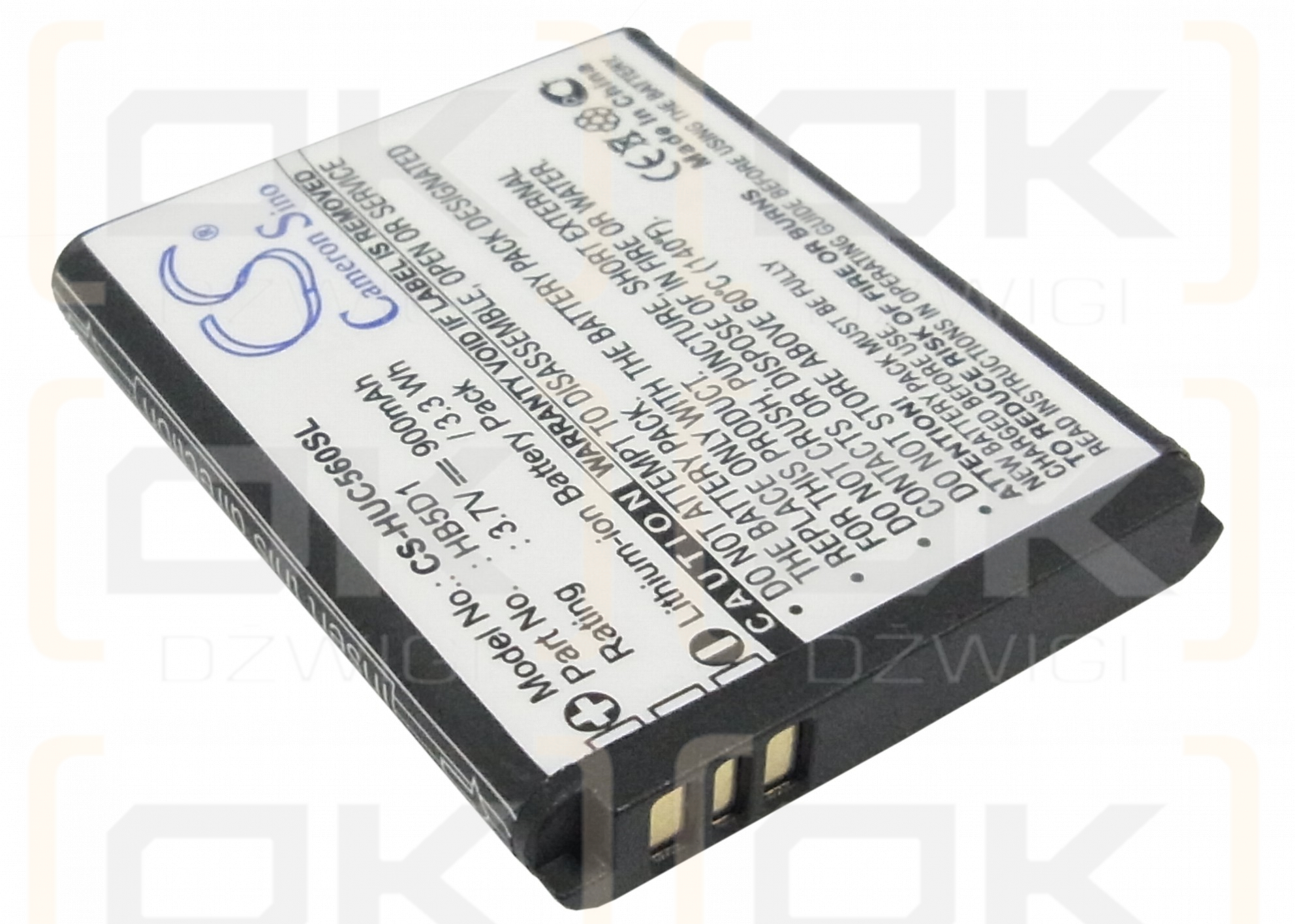 Huawei-Modell / HB5D1 900 mAh Li-Ion 3,7 V (Cameron Sino)