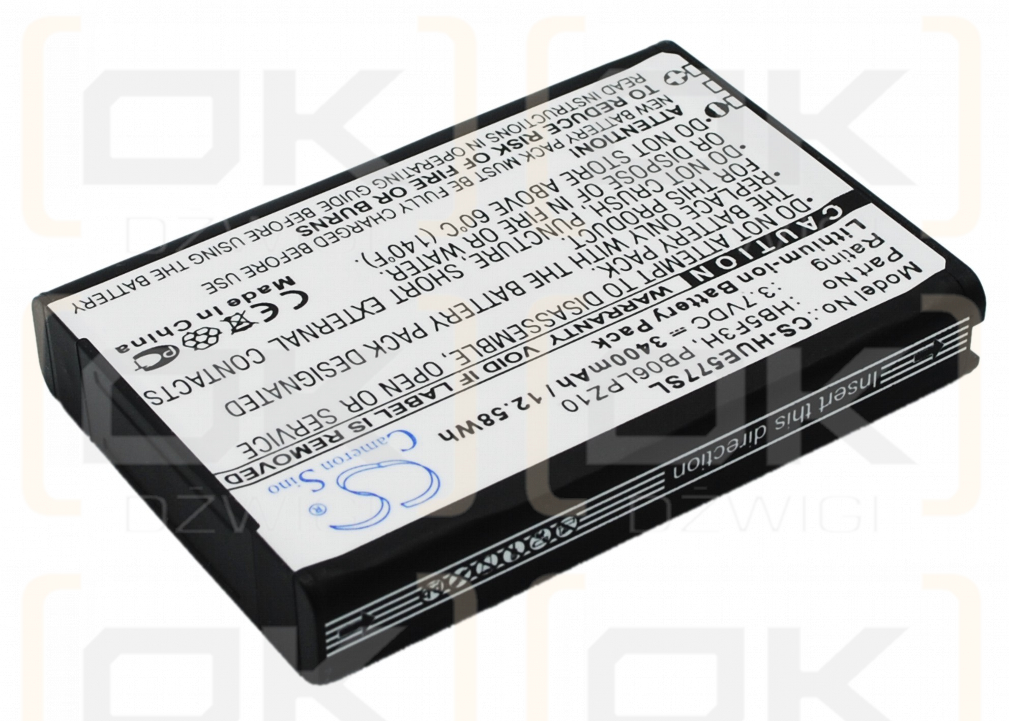 Huawei E5372TS-32 / HB5F3H 3400mAh Li-ion 3.7V (Cameron Sino)