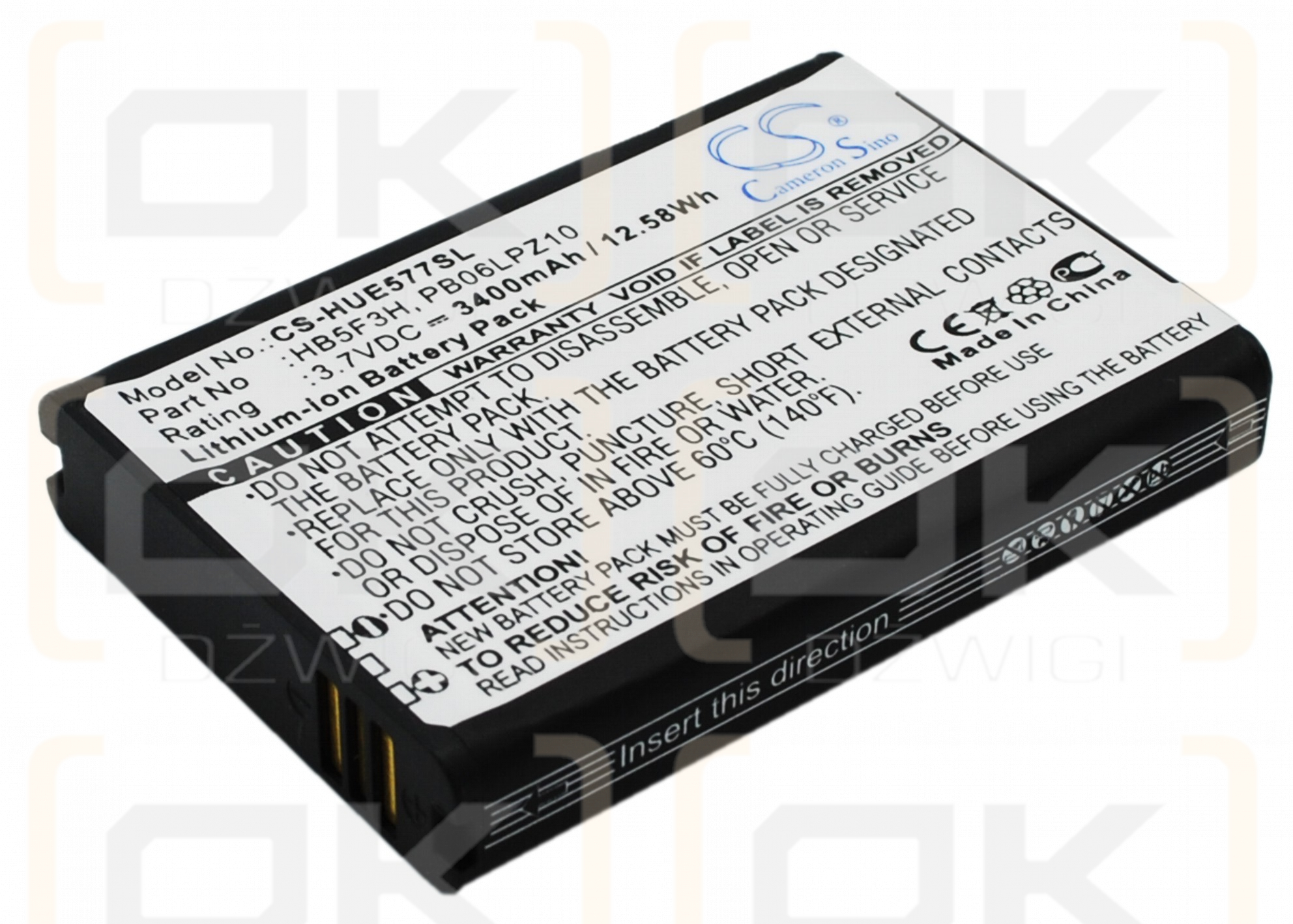 Huawei E5372TS-32 / HB5F3H 3400mAh Li-ion 3.7V (Cameron Sino)