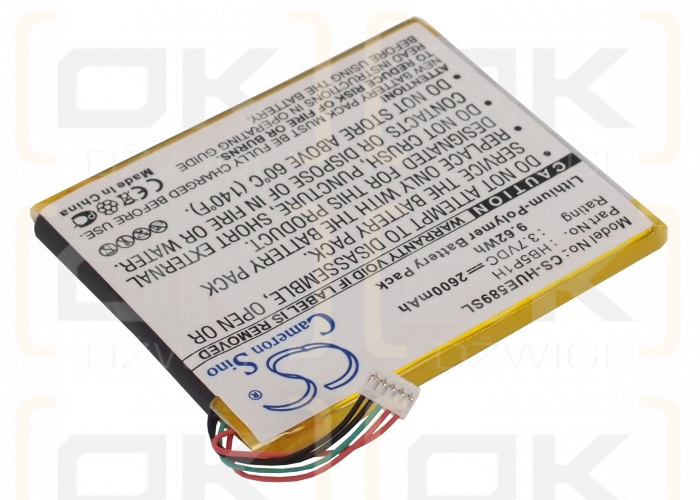 Huawei GP04 / HB5P1H 2600mAh Li-Polymer 3.7V (Cameron Sino)