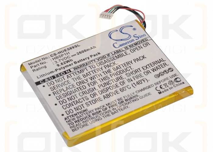 Huawei GP04 / HB5P1H 2600mAh Li-Polymer 3.7V (Cameron Sino)