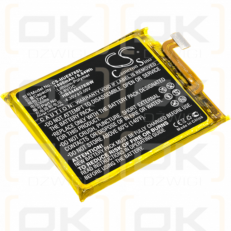 Huawei E5878 / HB544657EBW 1800 mAh Li-Polymer 3,8 V (Cameron Sino)