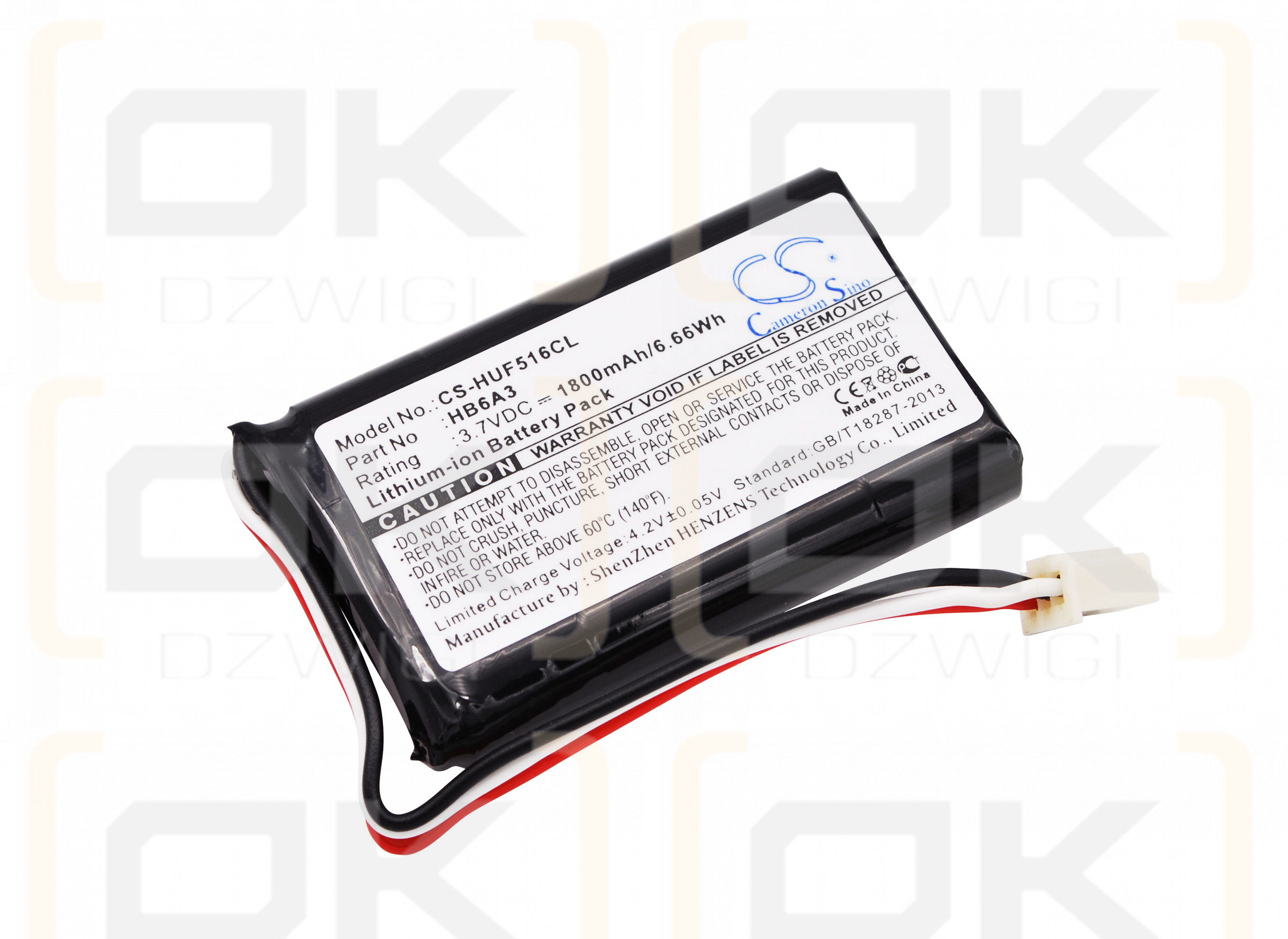 Huawei ETS5623 / HB6A3 1800mAh Li-ion 3.7V (Cameron Sino)