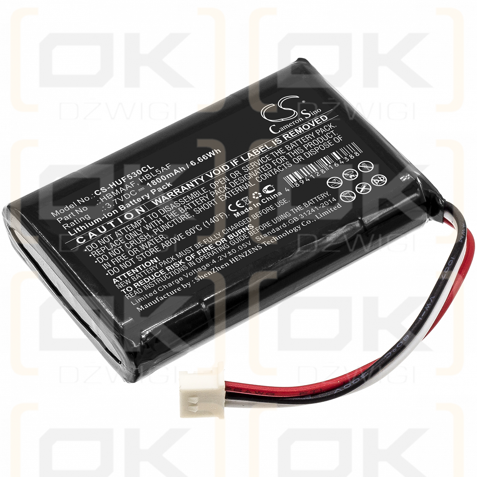 Huawei F316 / HBMAAF 1800mAh Li-ion 3.7V (Cameron Sino)