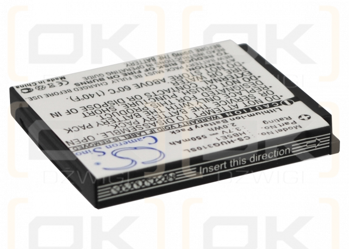 Huawei C3100 / HB5E1 550mAh Li-ion 3.7V (Cameron Sino)