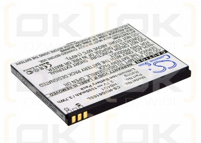 Huawei Para Claro / HB4G1 1000mAh Li-ion 3.7V (Cameron Sino)